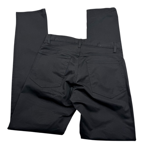 Theory Haydin Straight Slim Fit Black Pants - Picture 2 of 11